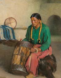 Taos Ceremonial Drummer