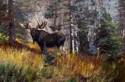 Moose in Landscape
