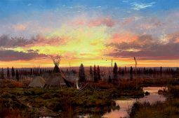 Indian Camp Sunset
