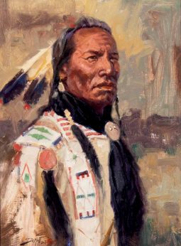 Portrait of a Sioux