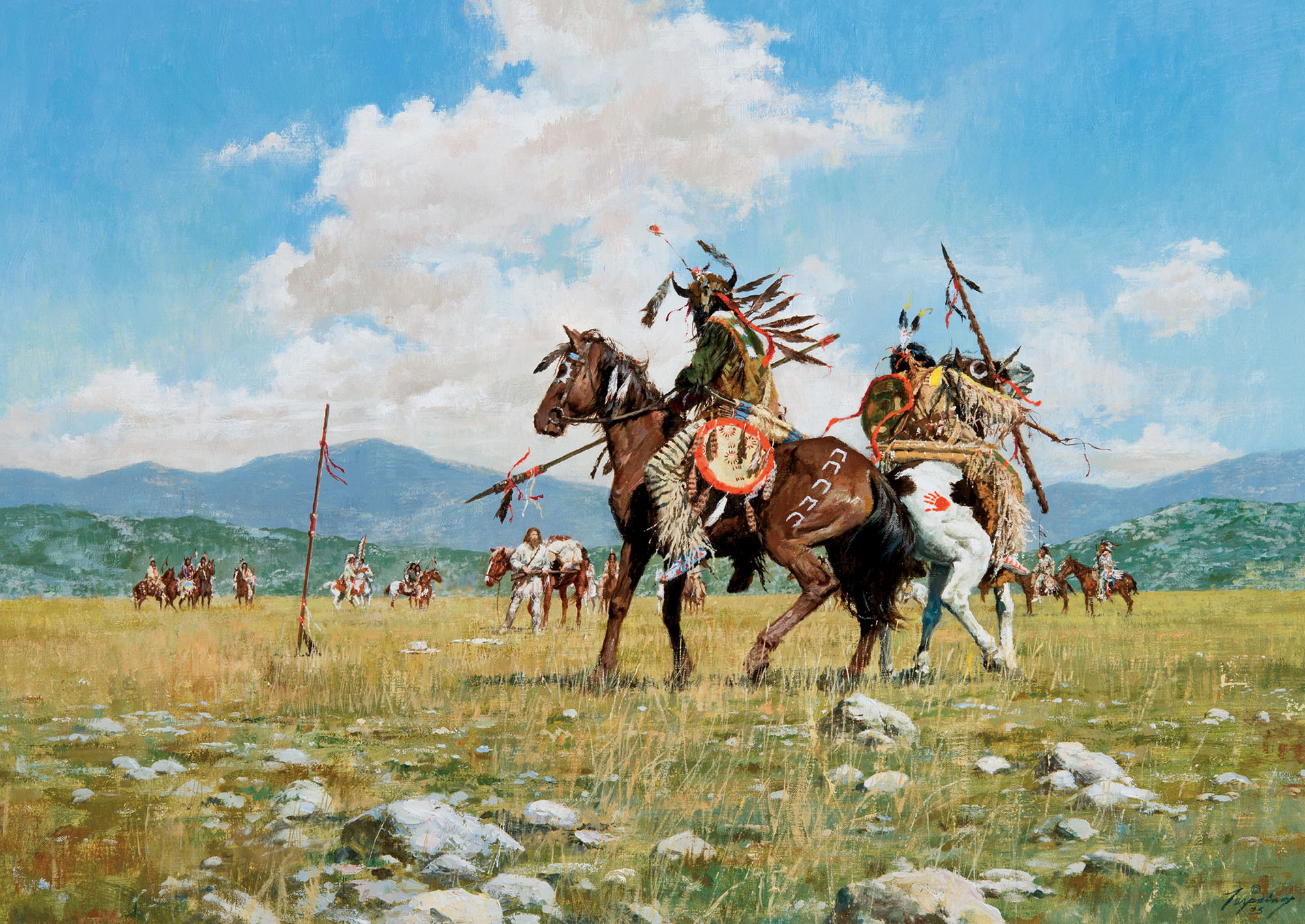 Pin by Paul Samuels on Howard Terpning and his Indians | Native ...